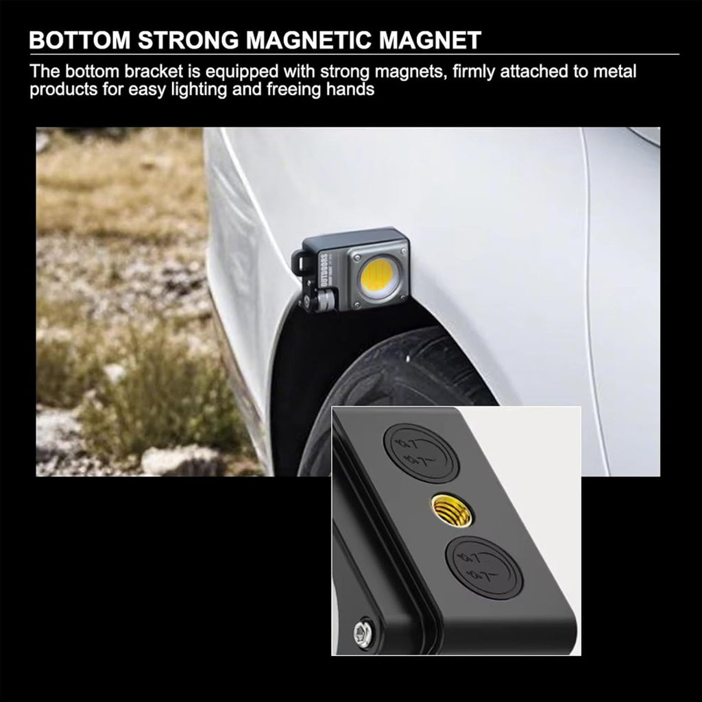 NovaFlare Camp LED Flashlight: 3500LM Magnetic & Rechargeable 5 Modes, 15H Runtime