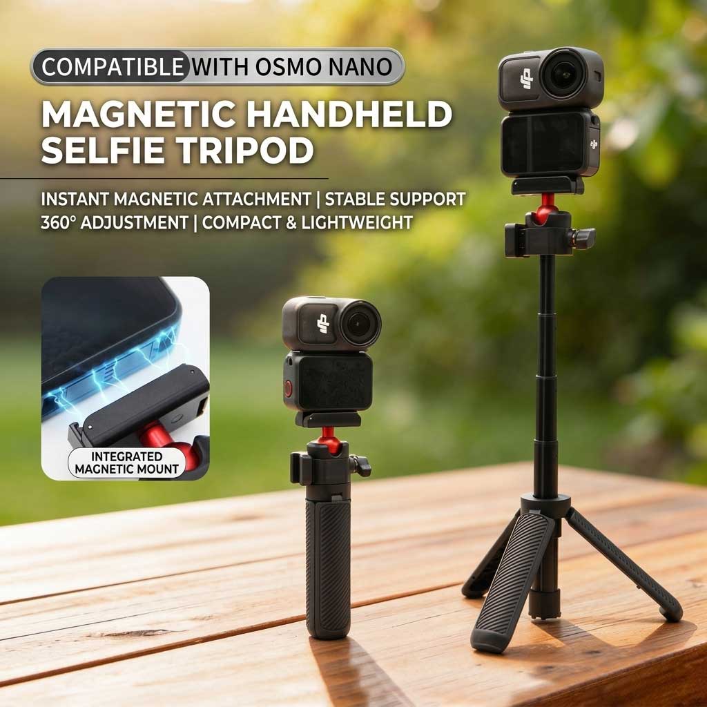 The Magnetic Camera Selfie Tripod