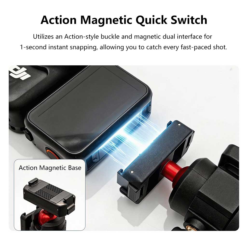 The Magnetic Camera Selfie Tripod